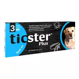 TICSTER Solución Plus Spot-on para perros de más de 25 kg, 3X4,8 ml