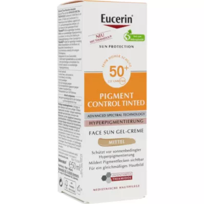 EUCERIN Sun Fluid Pigment Control medio LSF 50+, 50 ml