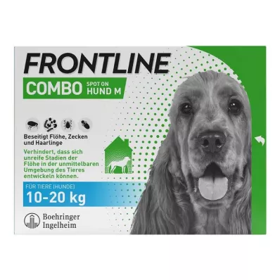 FRONTLINE COMBO contra garrapatas y pulgas en perros M (10-20 kg), 3 piezas