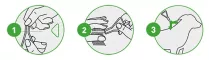 Instructions for use for FRONTLINE COMBO contra garrapatas y pulgas en perros XL (40-60 kg), 3 piezas - 4