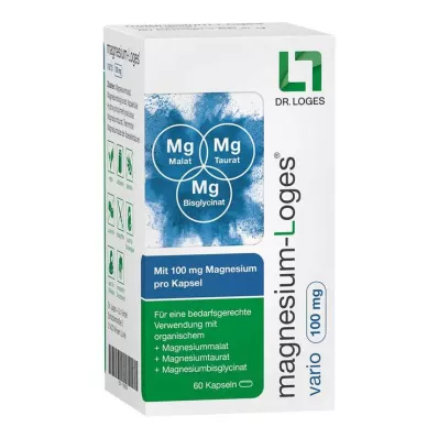 MAGNESIUM-LOGES vario 100 mg cápsulas, 60 uds