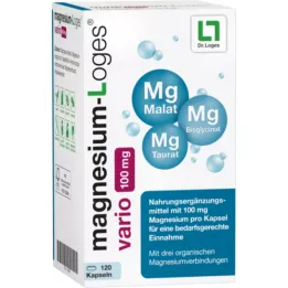 MAGNESIUM-LOGES vario 100 mg cápsulas, 120 uds