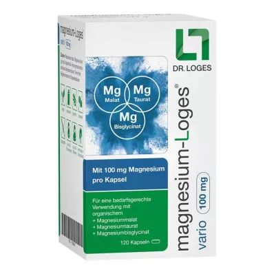 Magnesio-Loges Vario 100 mg Cápsulas, 120 PCS