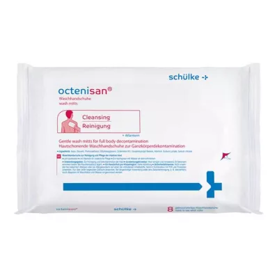 Guantes de lavado Octenisan, 8 piezas