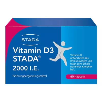 Vitamina D3 STADA 2000 UI cápsulas, 60 piezas