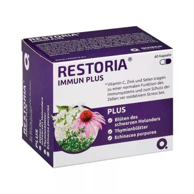 RESTORIA IMMUN PLUS Cápsulas, 60 uds