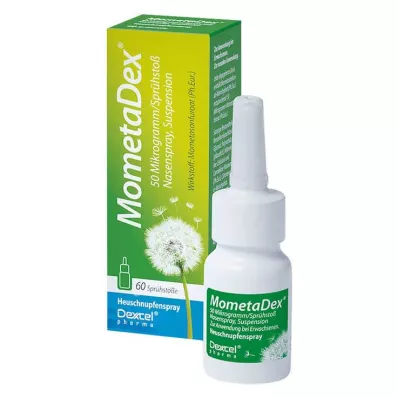 Mometadex 50 µg/spray suspensión para pulverización nasal, 10 g
