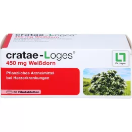 CRATAE-LOGES 450 mg comprimidos recubiertos de espino blanco, 50 unidades