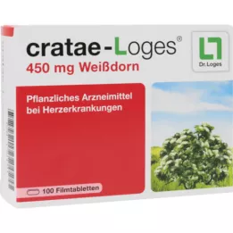 CRATAE-LOGES 450 mg comprimidos recubiertos de espino blanco, 100 unidades