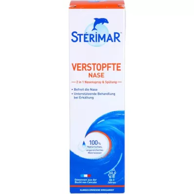 STERIMAR Spray nasal para nariz tapada, 100 ml