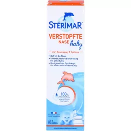 STERIMAR Spray nasal para la congestión nasal en bebés a partir de 3 meses, 100 ml