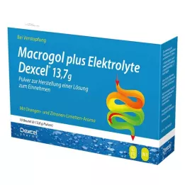 MACROGOL más Electrolitos Dexcel 13,7 g PLE, 10 uds