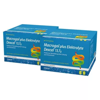 Macrogol más electrolitos Dexcel 13,7 g Ple, 100 st