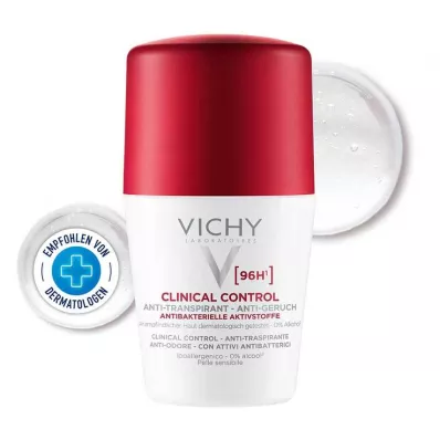Vichy Desodorante Control Clínico 96h Roll-on, 50 ml