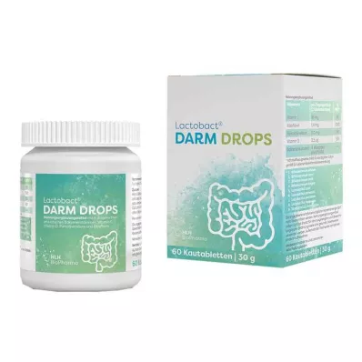 LACTOBACT DARM DROPS Comprimidos masticables, 60 uds