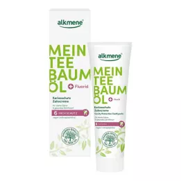ALKMENE Mi pasta dentífrica anticaries con aceite del árbol del té, 100 ml