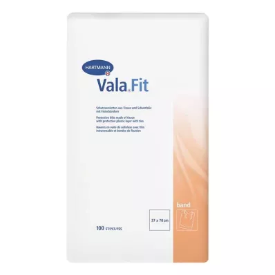 Baberos protectores con banda Valafit 37x70 cm, 100 piezas