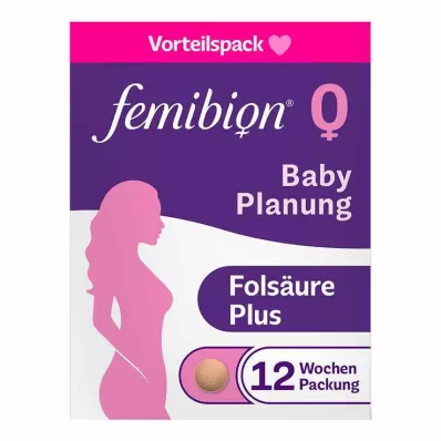 Tabletas de planificación de bebés Femibion 0, 84 piezas