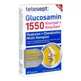 TETESEPT Glucosamina 1550 comprimidos recubiertos con película, 40 uds