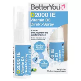 BETTERYOU 2000 U.I. vitamina D3 spray directo, 15 ml
