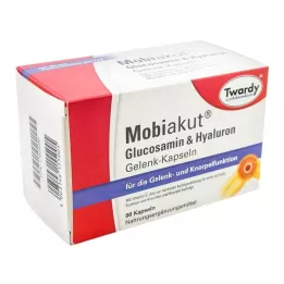 MOBIAKUT Glucosamina &amp; Hyaluron cápsulas articulares, 90 uds