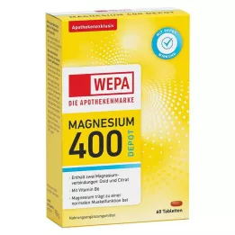 WEPA Magnesio 400 DEPOT+B6 comprimidos, 60 uds
