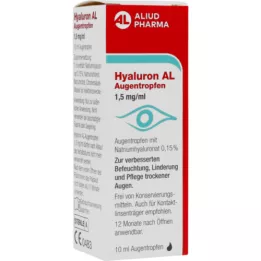 HYALURON AL Gotas oftálmicas 1,5 mg/ml, 1X10 ml