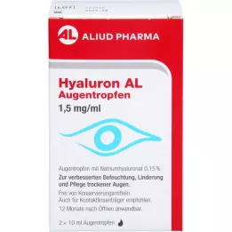 HYALURON AL Gotas oftálmicas 1,5 mg/ml, 2X10 ml