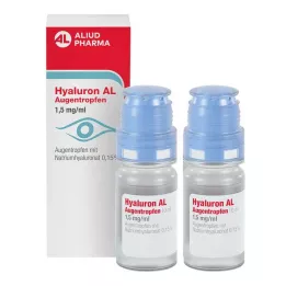 HYALURON AL Gotas oftálmicas 1,5 mg/ml, 2X10 ml