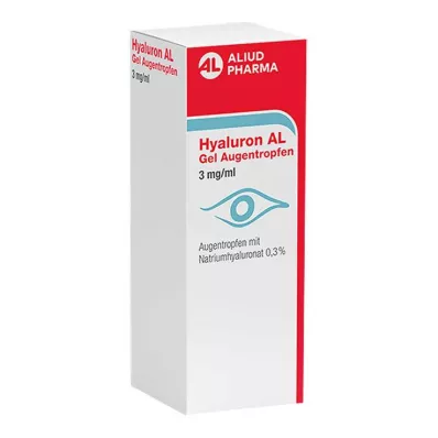 Gotas para los ojos en gel de ácido hialurónico AL 3 mg / ml, 1X10 ml
