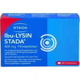 IBU-LYSIN STADA 400 mg comprimidos recubiertos con película, 20 uds