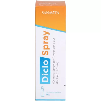 DICLOSPRAY 40 mg/g spray para aplicación cutánea, 25 g