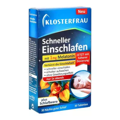 KLOSTERFRAU Faster Sleep Comprimidos, 30 Cápsulas