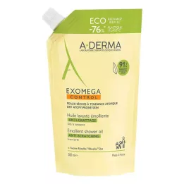 A-DERMA EXOMEGA CONTROL Recambio de aceite de ducha, 500 ml