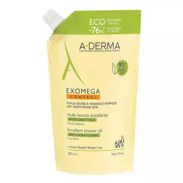 A-DERMA EXOMEGA CONTROL Recambio de aceite de ducha, 500 ml