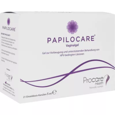 PAPILOCARE Gel vaginal, 21X5 ml
