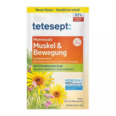 Tetesept Sal Marina Músculo &amp; Movimiento (80 g)