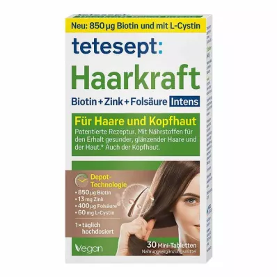 Tetesept Haarkraft Depot Intens tabletas, 30 st