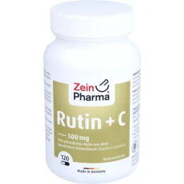 RUTIN 500 mg+C cápsulas, 120 uds
