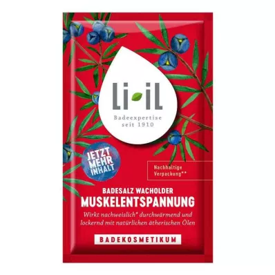 LI-IL Sal de baño de enebro relajación muscular, 80 g
