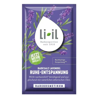 LI-IL Sal de baño lavanda calma + relajación, 80 g