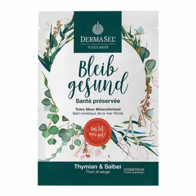 Dermasel Cristales de Baño del Mar Muerto Manténgase Saludable, 60 g