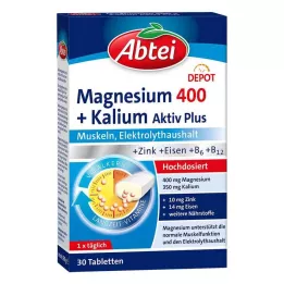 ABTEI Magnesio 400+pastillas de potasio, 30 uds