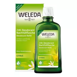 WELEDA Botella de repuesto de spray desodorante Citrus Fresh, 200 ml