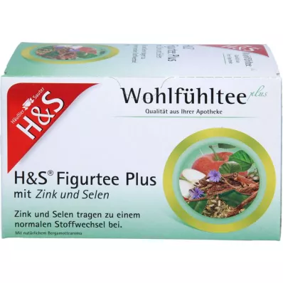 H&amp;S Figura Té Plus con Zinc y Selenio Bolsa filtrante, 20X1,5 g