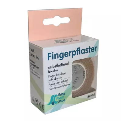 UM Yeso para dedos Easyplast hecho a mano 2,5 cm x 5 m beige, 1 unidad