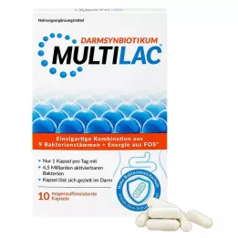 MULTILAC Cápsulas entéricas Intestinal Synbiotic, 10 uds