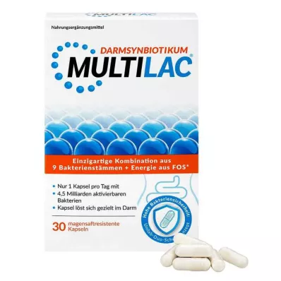 MULTILAC Intestinal Synbiotic cápsulas entéricas, 30 uds
