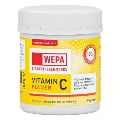 Wepa Vitamina C en polvo, lata, 100 g
