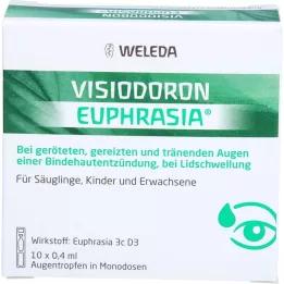 VISIODORON Colirio de eufrasia, 10X0,4 ml